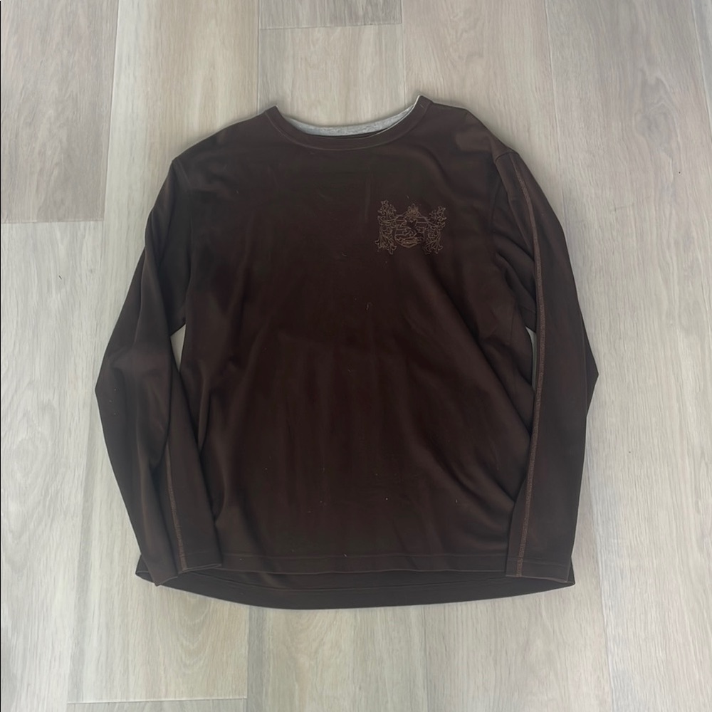 Tommy Hilfiger Brown Crewneck Sweater Classic Design
